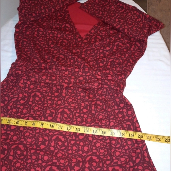 Red Patterned Dress - Picture 10 of 12